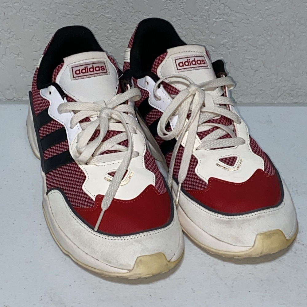 Adidas 20-20 FX Sneakers Shoes EH0266 Sz 12.5 Scarlet Red Cream Off White Black